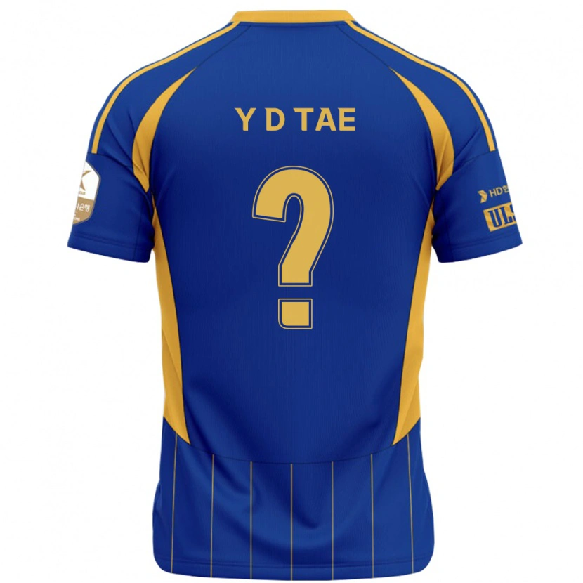 Danxen Dames Do-Yoon Tae #0 Koningsblauw Geel Thuisshirt Thuistenue 2025/26 T-Shirt