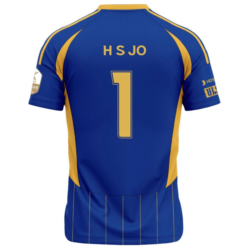 Danxen Dames Su-Hyeok Jo #1 Koningsblauw Geel Thuisshirt Thuistenue 2025/26 T-Shirt