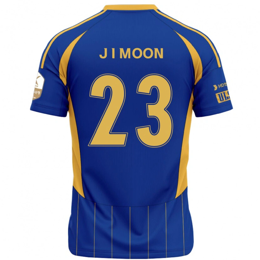 Danxen Dames Jung-In Moon #23 Koningsblauw Geel Thuisshirt Thuistenue 2025/26 T-Shirt