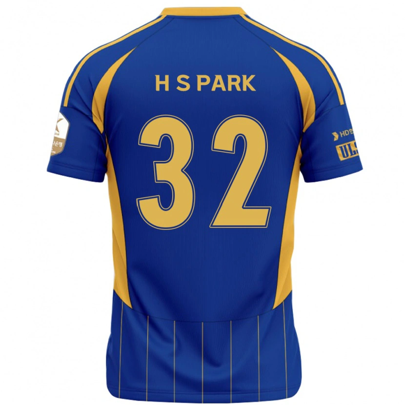 Danxen Dames Sung-Hyun Park #32 Koningsblauw Geel Thuisshirt Thuistenue 2025/26 T-Shirt