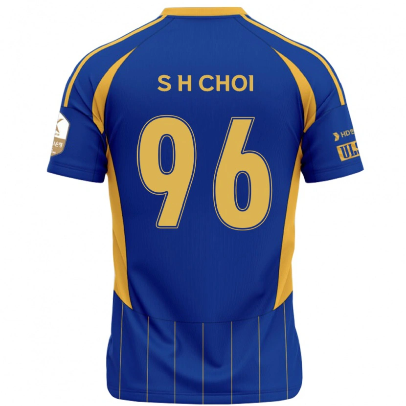 Danxen Dames Seok-Hyeon Choi #96 Koningsblauw Geel Thuisshirt Thuistenue 2025/26 T-Shirt