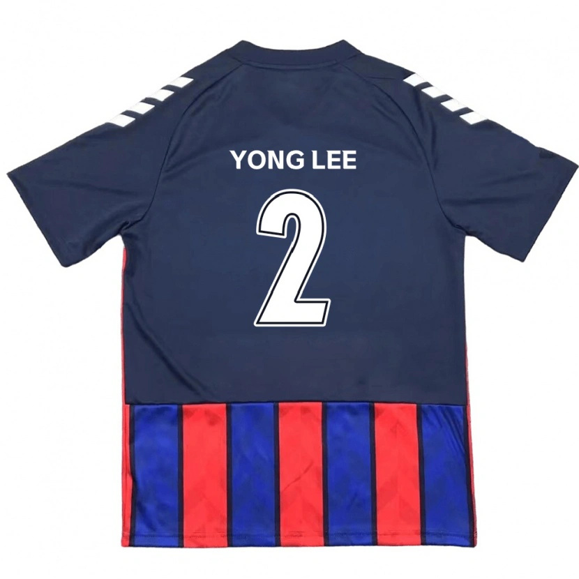 Danxen Dames Yong Lee #2 Koningsblauw Rood Thuisshirt Thuistenue 2025/26 T-Shirt