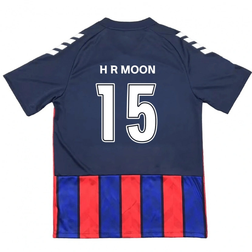 Danxen Dames Ha-Rang Moon #15 Koningsblauw Rood Thuisshirt Thuistenue 2025/26 T-Shirt
