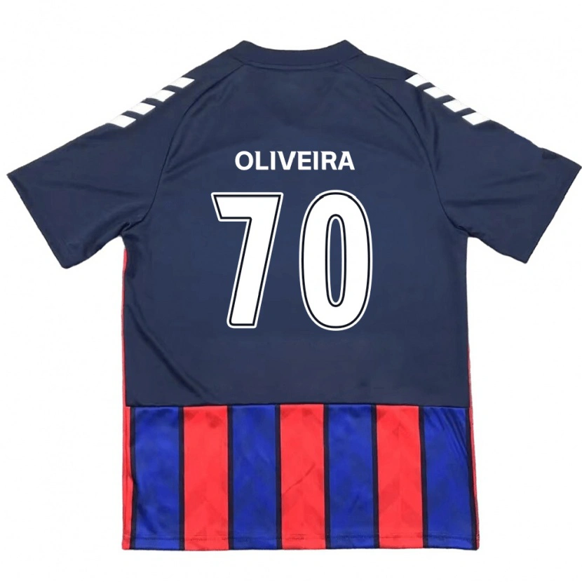 Danxen Dames Anderson Oliveira #70 Koningsblauw Rood Thuisshirt Thuistenue 2025/26 T-Shirt