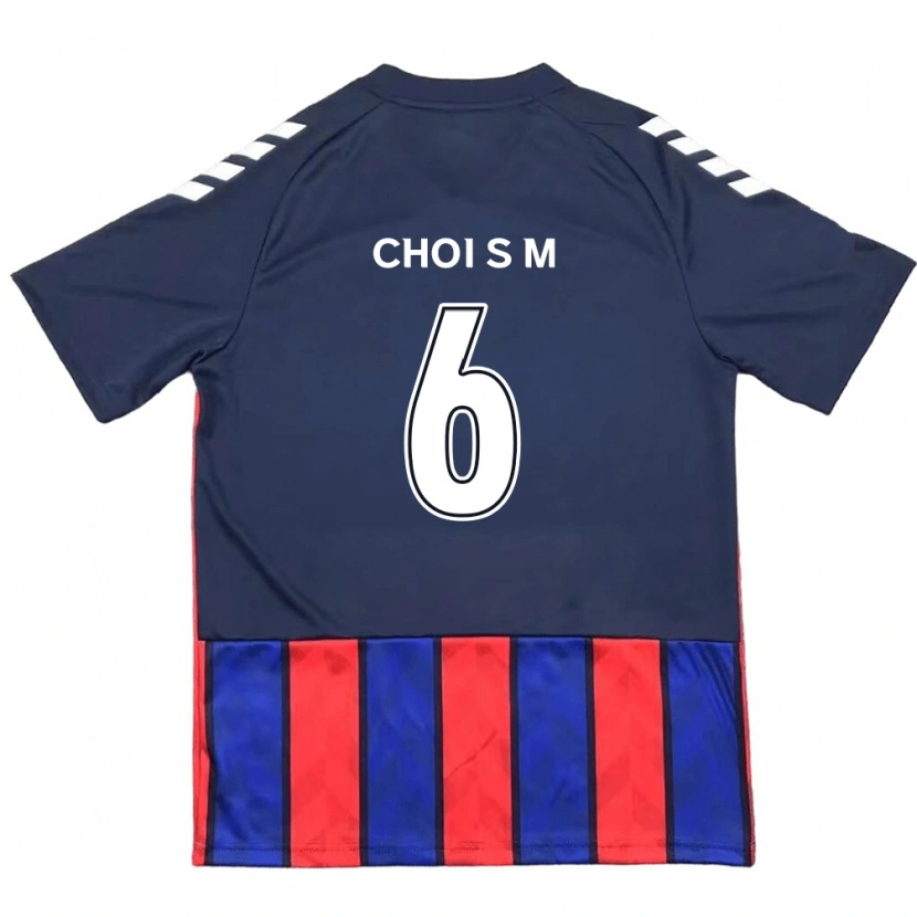 Danxen Dames Choi So-Mi #6 Koningsblauw Rood Thuisshirt Thuistenue 2025/26 T-Shirt