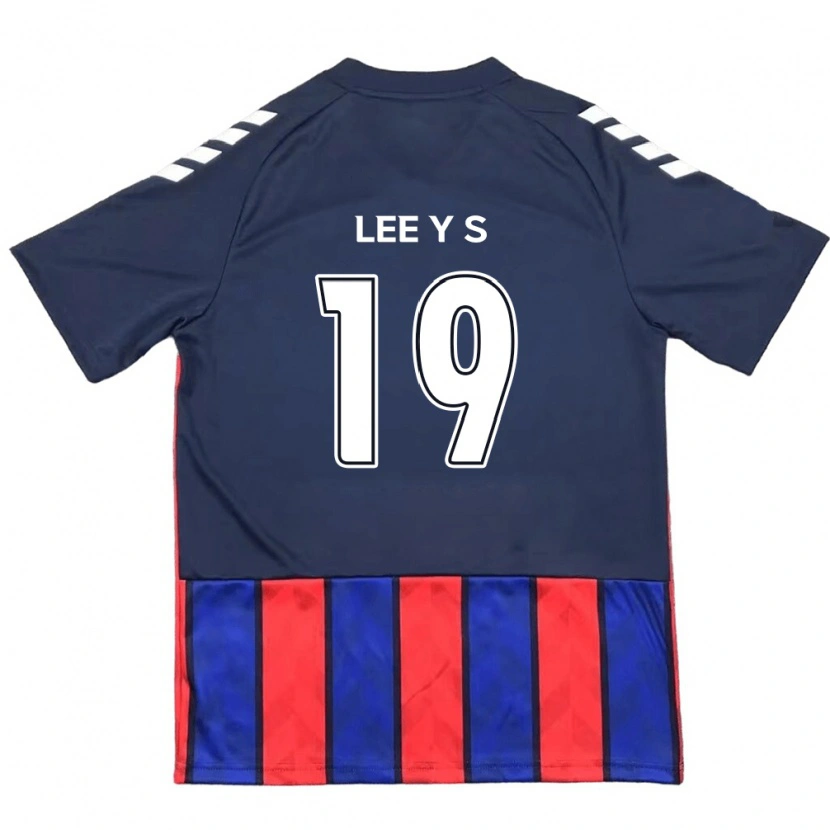 Danxen Dames Lee Young-Seo #19 Koningsblauw Rood Thuisshirt Thuistenue 2025/26 T-Shirt