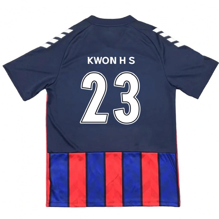 Danxen Dames Kwon Hui-Seon #23 Koningsblauw Rood Thuisshirt Thuistenue 2025/26 T-Shirt