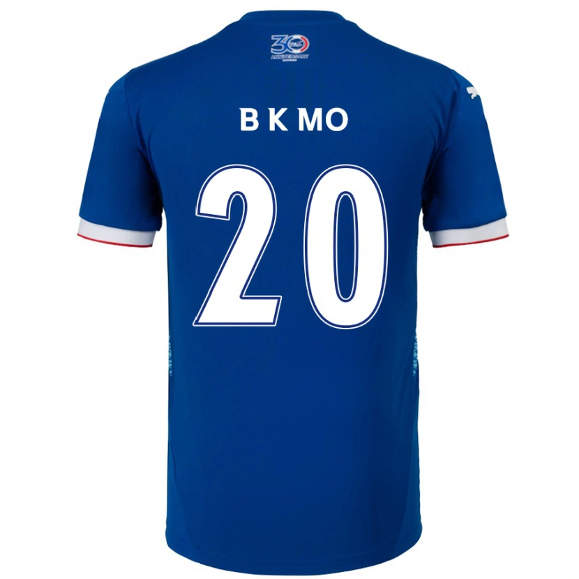 Danxen Dames Kyung-Bin Mo #20 Koningsblauw Wit Thuisshirt Thuistenue 2025/26 T-Shirt