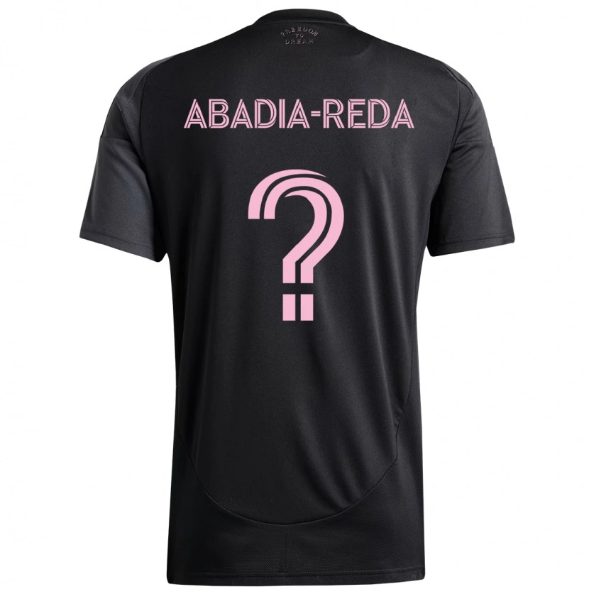 Danxen Dames Ezequiel Abadia-Reda #0 Zwart Roze Uitshirt Uittenue 2025/26 T-Shirt