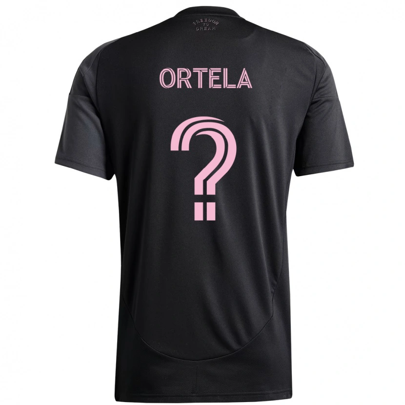 Danxen Dames Jerremy Ortela #0 Zwart Roze Uitshirt Uittenue 2025/26 T-Shirt