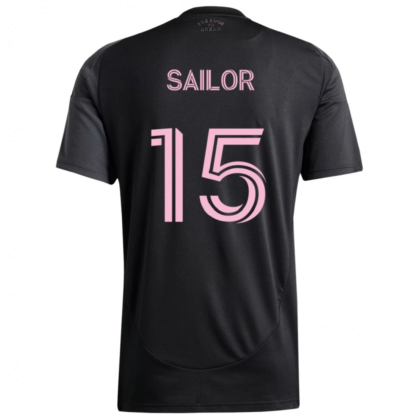 Danxen Dames Ryan Sailor #15 Zwart Roze Uitshirt Uittenue 2025/26 T-Shirt