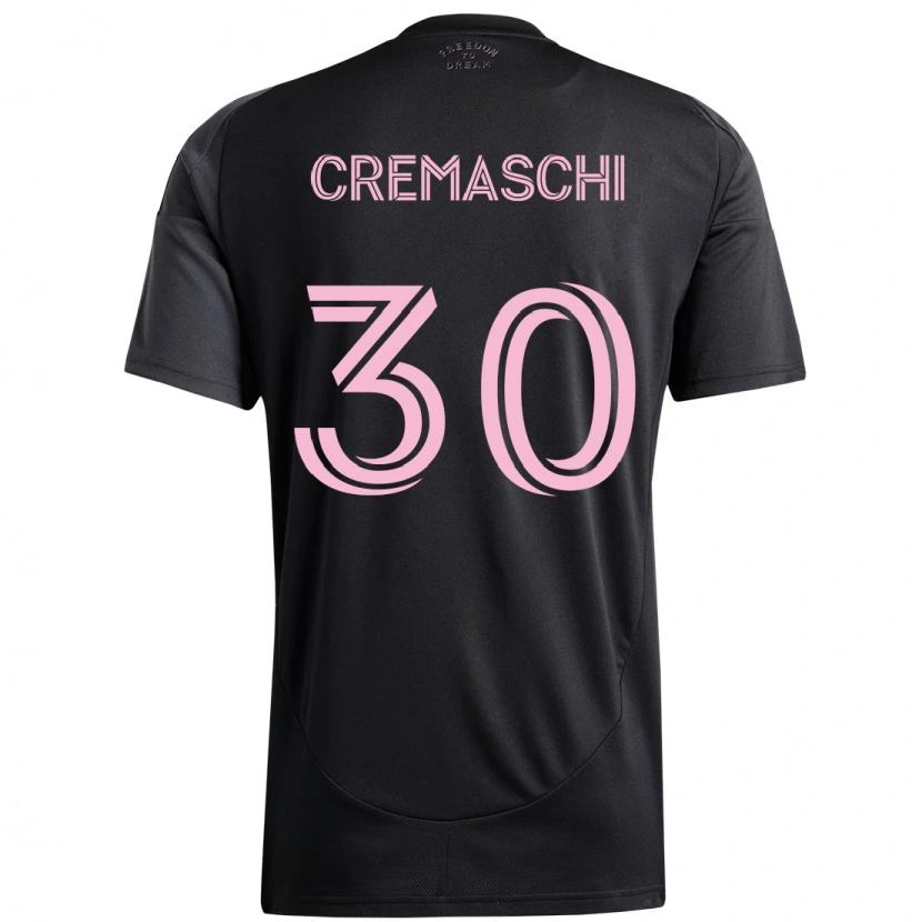 Danxen Dames Benja Cremaschi #30 Zwart Roze Uitshirt Uittenue 2025/26 T-Shirt