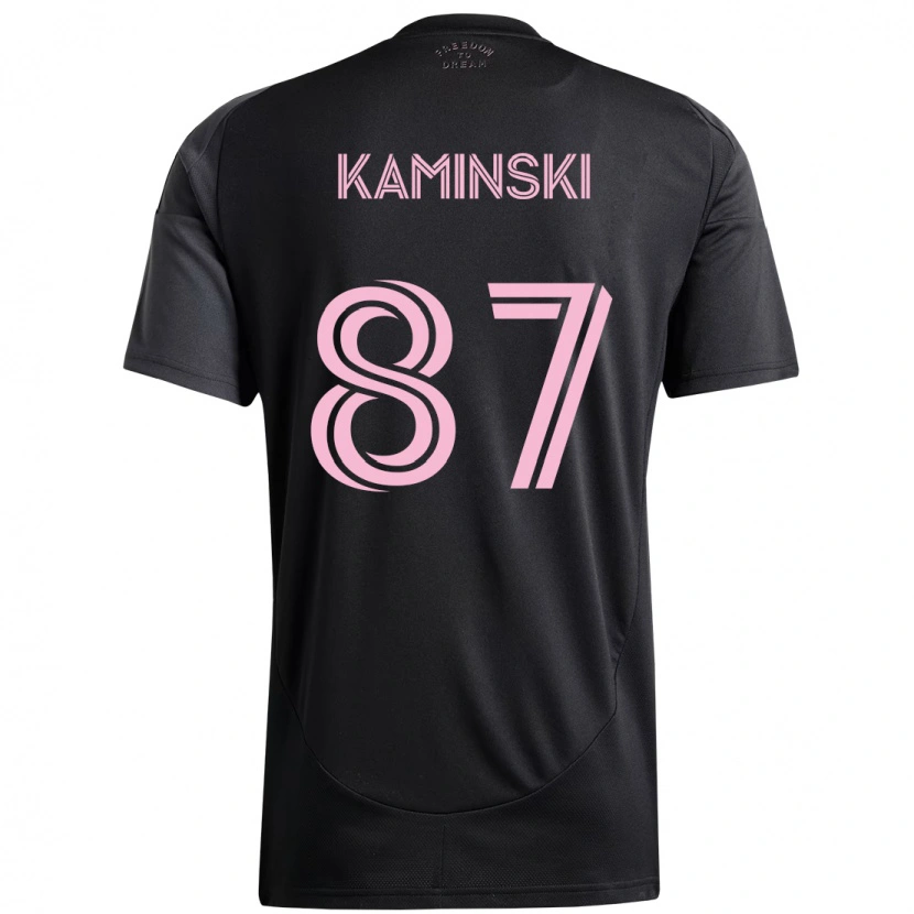 Danxen Dames Brett Kaminski #87 Zwart Roze Uitshirt Uittenue 2025/26 T-Shirt