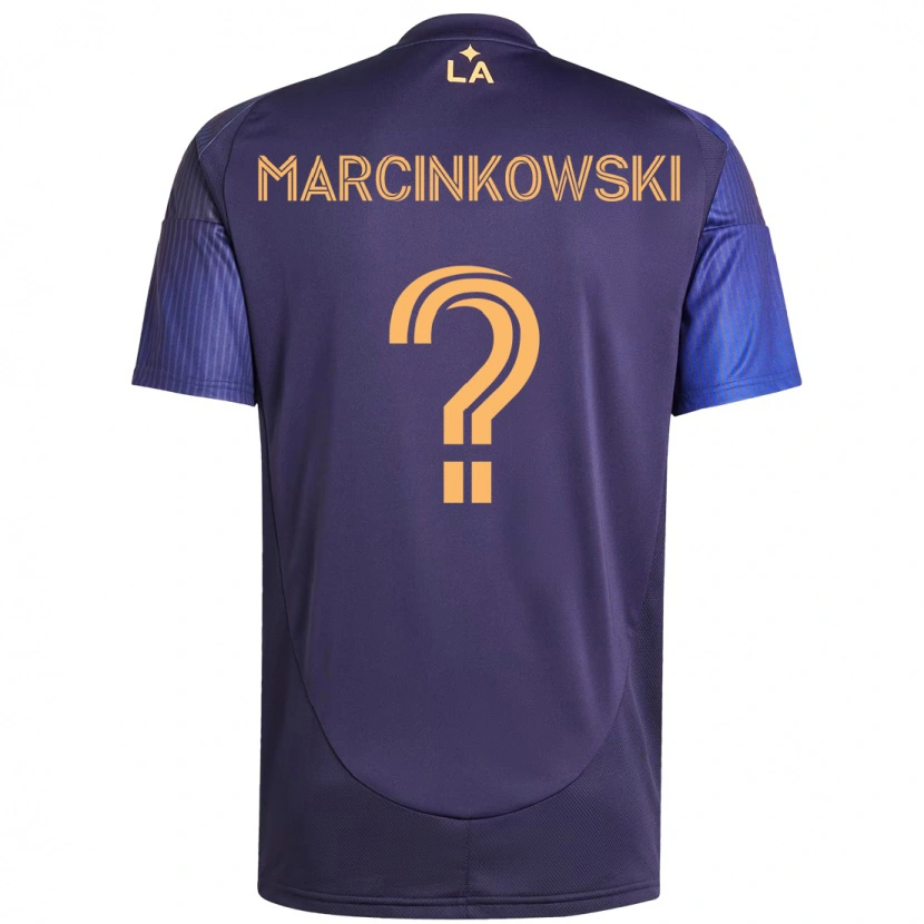 Danxen Dames Jt Marcinkowski #0 Paars Blauw Uitshirt Uittenue 2025/26 T-Shirt