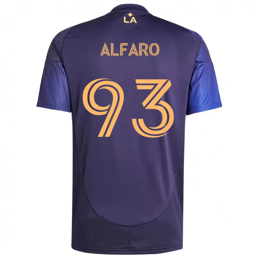 Danxen Dames Tony Alfaro #93 Paars Blauw Uitshirt Uittenue 2025/26 T-Shirt