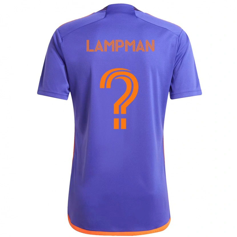 Danxen Dames Tate Lampman #0 Paars Oranje Uitshirt Uittenue 2025/26 T-Shirt