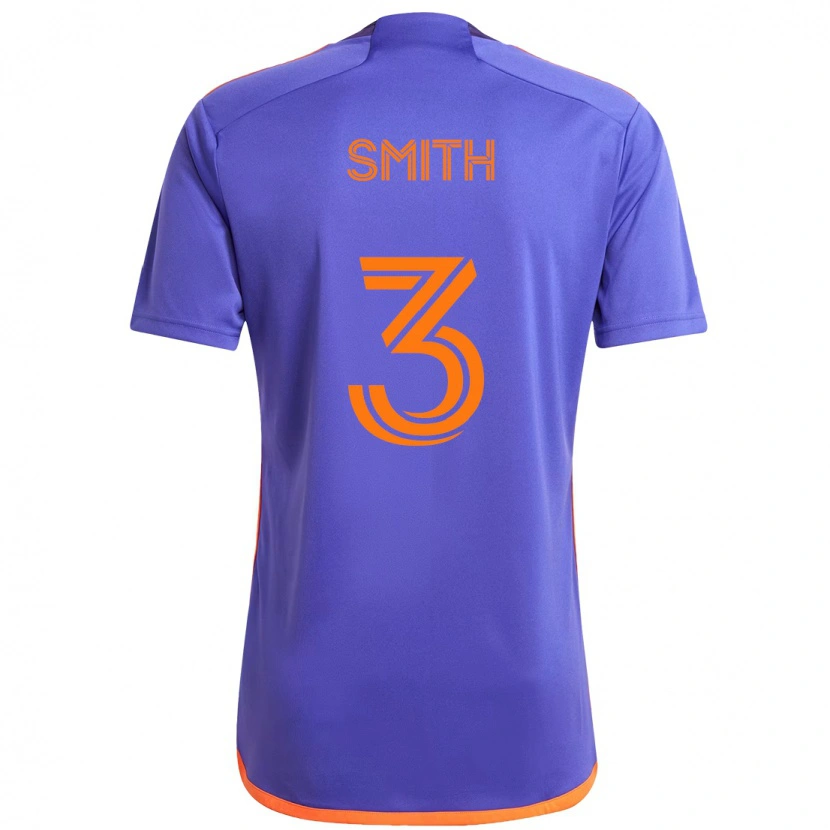 Danxen Dames Brad Smith #3 Paars Oranje Uitshirt Uittenue 2025/26 T-Shirt