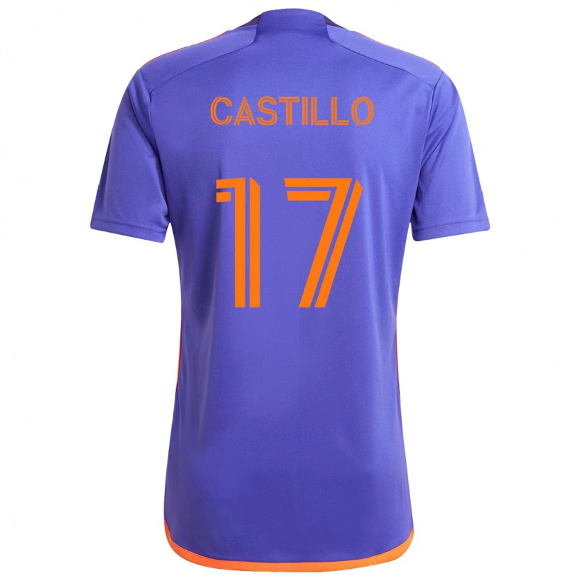 Danxen Dames Joyner Castillo #17 Paars Oranje Uitshirt Uittenue 2025/26 T-Shirt
