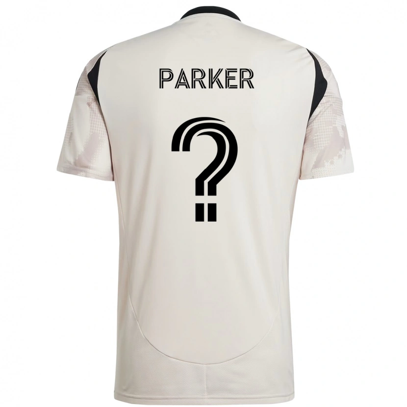 Danxen Dames Tim Parker #0 Beige Zwart Uitshirt Uittenue 2025/26 T-Shirt