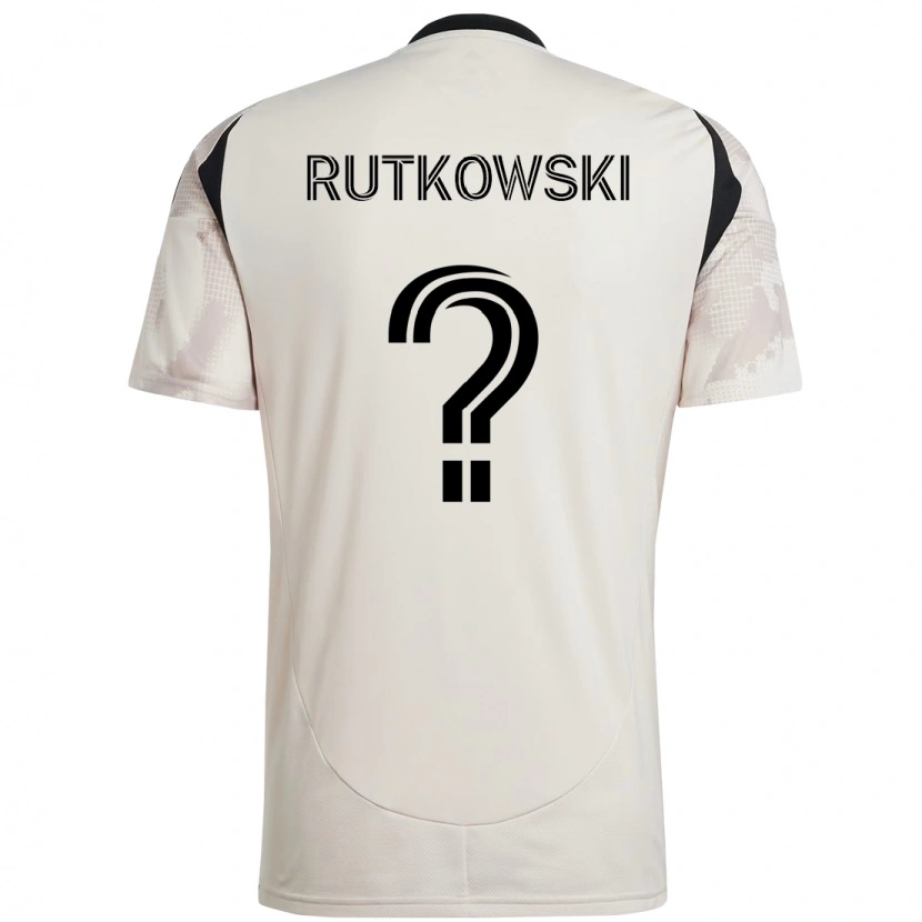 Danxen Dames Alan Rutkowski #0 Beige Zwart Uitshirt Uittenue 2025/26 T-Shirt