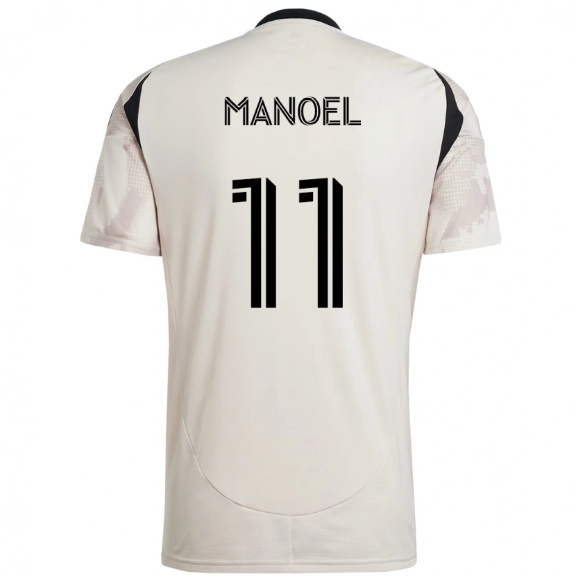 Danxen Dames Elias Manoel #11 Beige Zwart Uitshirt Uittenue 2025/26 T-Shirt