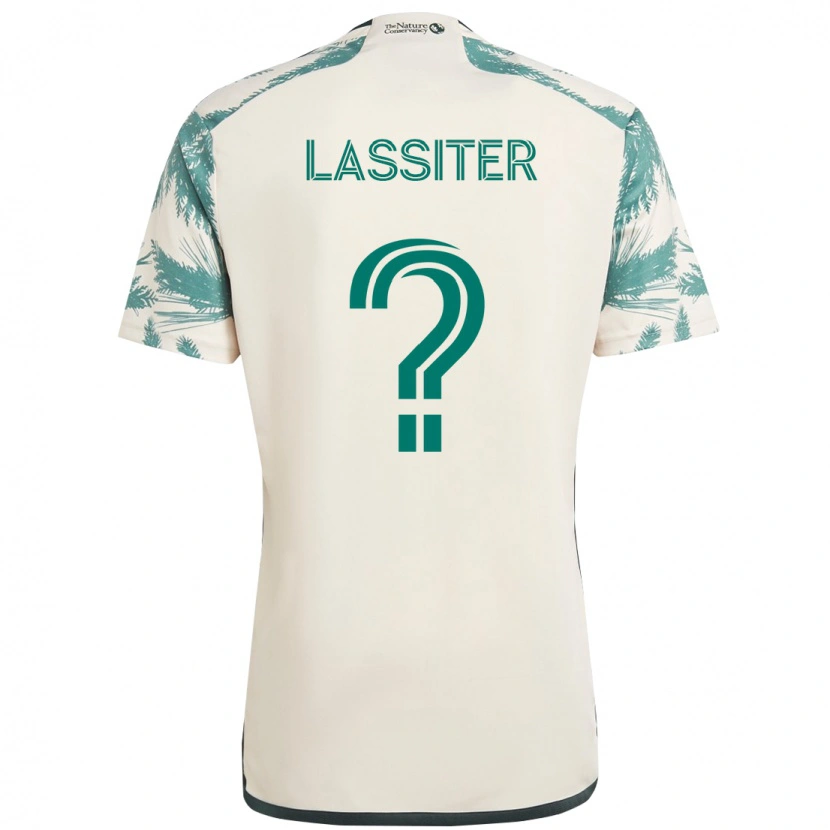 Danxen Dames Ariel Lassiter #0 Beige Groen Uitshirt Uittenue 2025/26 T-Shirt