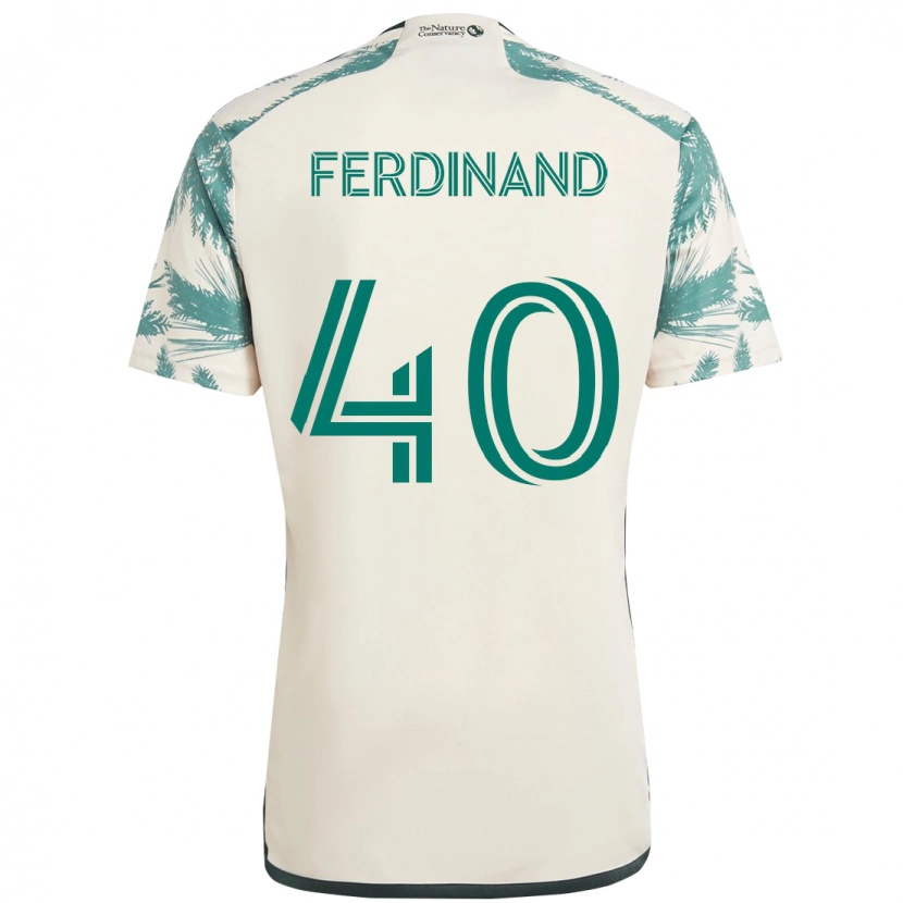 Danxen Dames Keesean Ferdinand #40 Beige Groen Uitshirt Uittenue 2025/26 T-Shirt