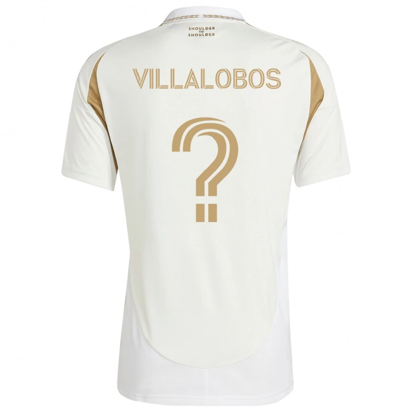 Danxen Dames Kristian Villalobos #0 Wit Bruin Uitshirt Uittenue 2025/26 T-Shirt