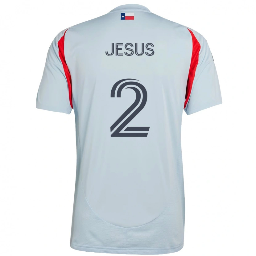 Danxen Dames Geovane Jesus #2 Lichtblauw Rood Uitshirt Uittenue 2025/26 T-Shirt