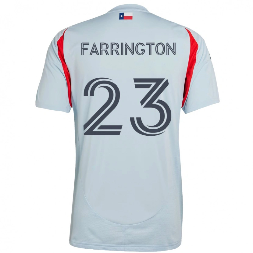 Danxen Dames Logan Farrington #23 Lichtblauw Rood Uitshirt Uittenue 2025/26 T-Shirt