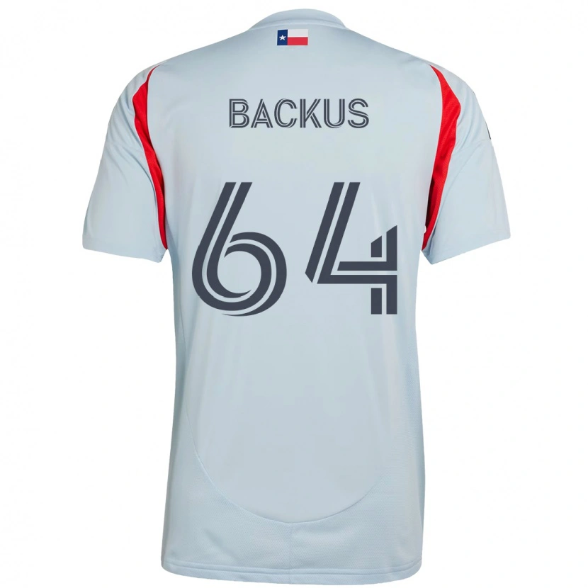 Danxen Dames Braeden Backus #64 Lichtblauw Rood Uitshirt Uittenue 2025/26 T-Shirt