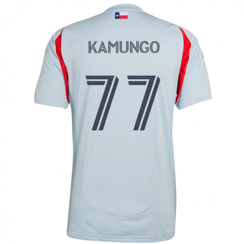 Danxen Dames Bernard Kamungo #77 Lichtblauw Rood Uitshirt Uittenue 2025/26 T-Shirt
