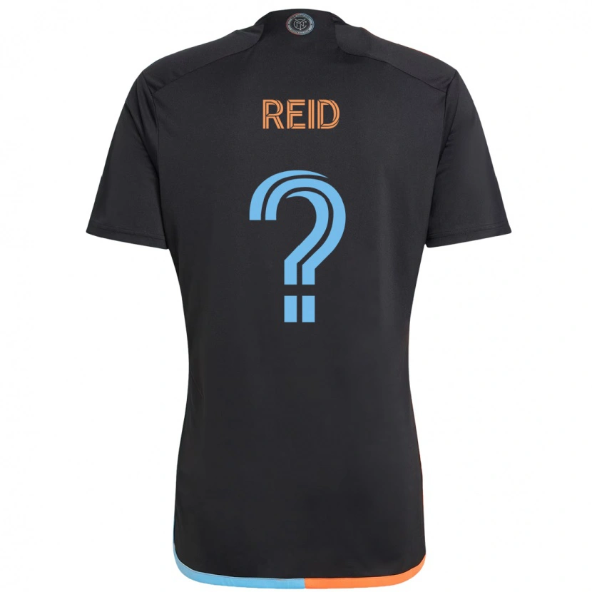 Danxen Dames Seymour Reid #0 Zwart Blauw Oranje Uitshirt Uittenue 2025/26 T-Shirt