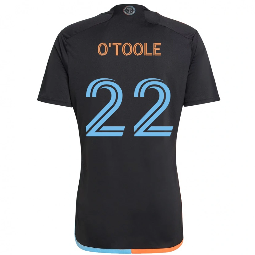 Danxen Dames Kevin O'toole #22 Zwart Blauw Oranje Uitshirt Uittenue 2025/26 T-Shirt