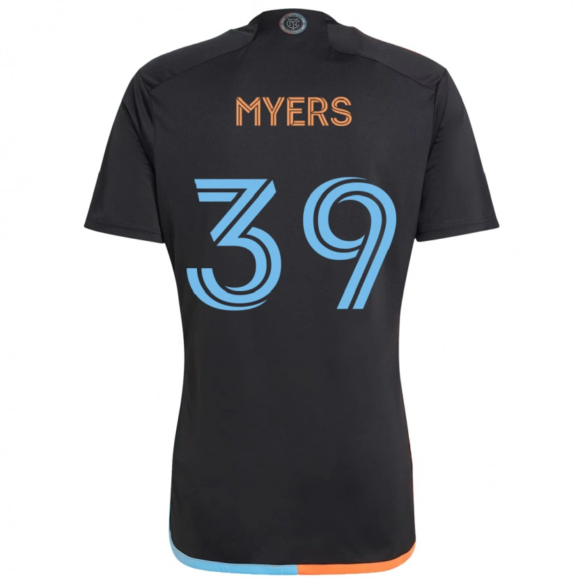 Danxen Dames Md Myers #39 Zwart Blauw Oranje Uitshirt Uittenue 2025/26 T-Shirt