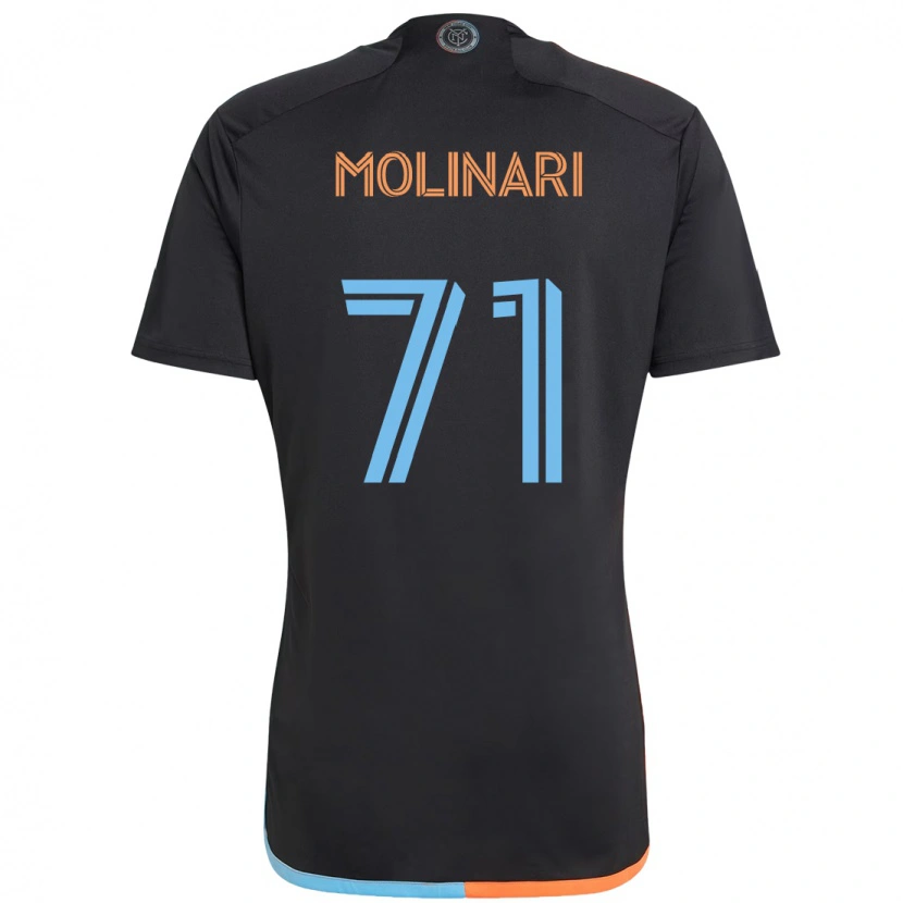 Danxen Dames Peter Molinari #71 Zwart Blauw Oranje Uitshirt Uittenue 2025/26 T-Shirt