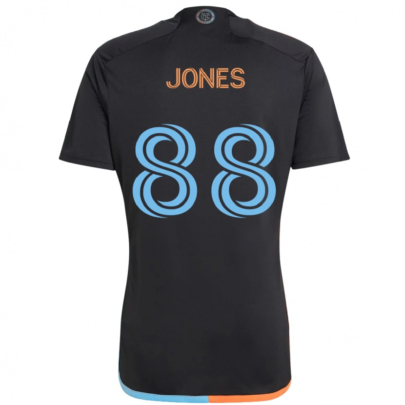 Danxen Dames Malachi Jones #88 Zwart Blauw Oranje Uitshirt Uittenue 2025/26 T-Shirt