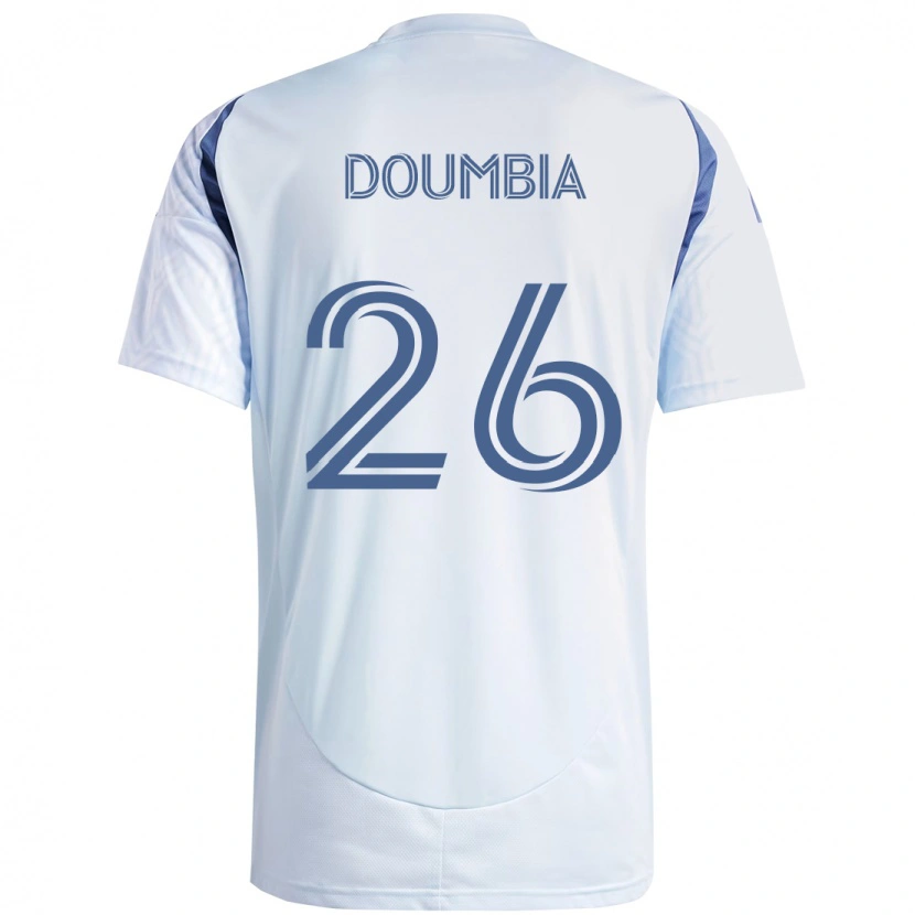 Danxen Dames Ousmane Doumbia #26 Licht Hemelsblauwblauw Uitshirt Uittenue 2025/26 T-Shirt