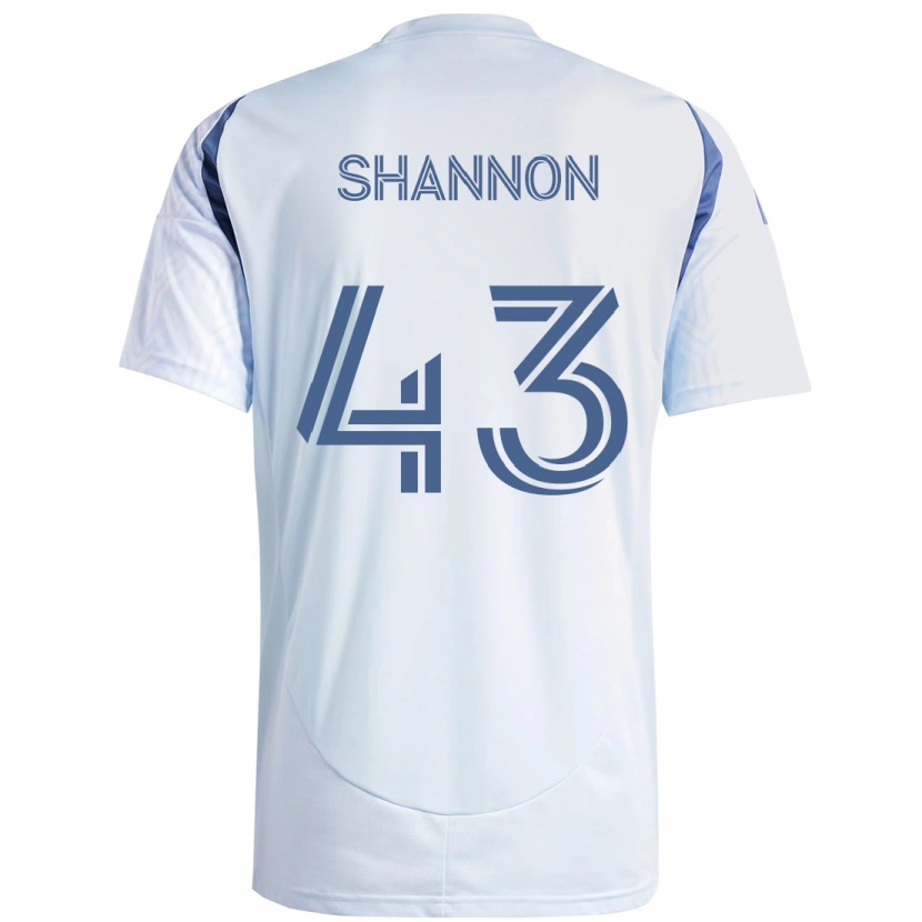 Danxen Dames Jaylen Shannon #43 Licht Hemelsblauwblauw Uitshirt Uittenue 2025/26 T-Shirt