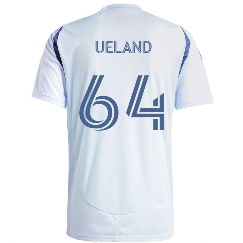Danxen Dames Andreas Ueland #64 Licht Hemelsblauwblauw Uitshirt Uittenue 2025/26 T-Shirt