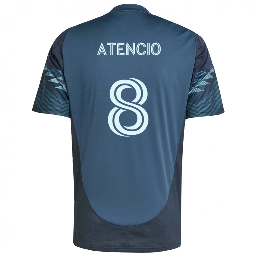 Danxen Dames Josh Atencio #8 Lichtblauw Uitshirt Uittenue 2025/26 T-Shirt