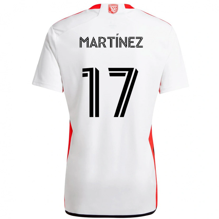 Danxen Dames Josef Martínez #17 Wit Rood Uitshirt Uittenue 2025/26 T-Shirt