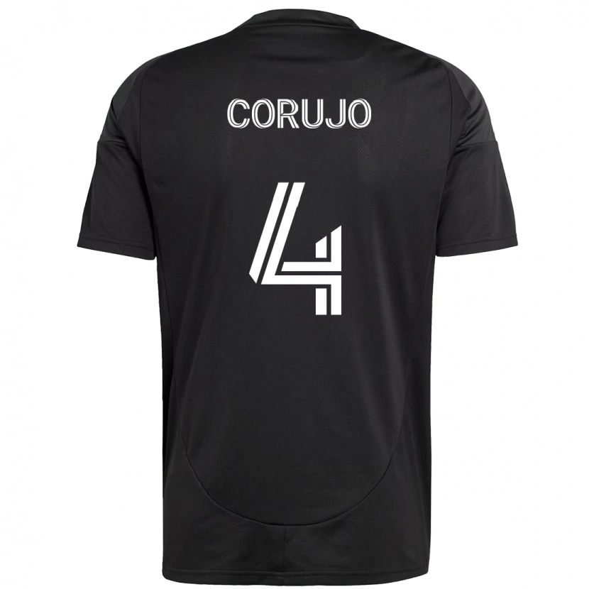 Danxen Dames Guzmán Corujo #4 Zwart Wit Uitshirt Uittenue 2025/26 T-Shirt