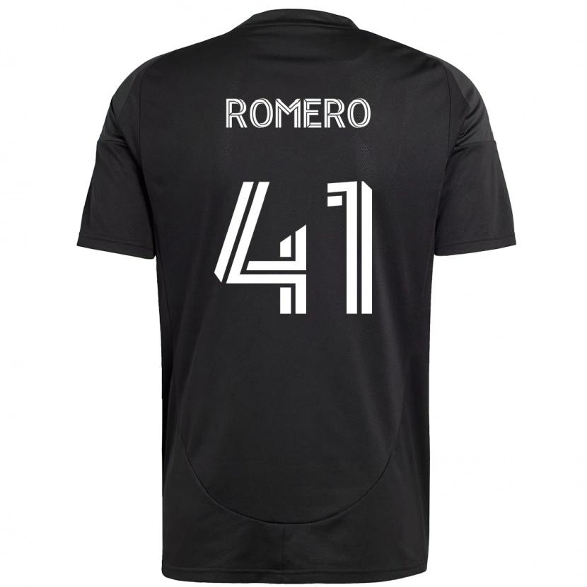Danxen Dames Brian Romero #41 Zwart Wit Uitshirt Uittenue 2025/26 T-Shirt