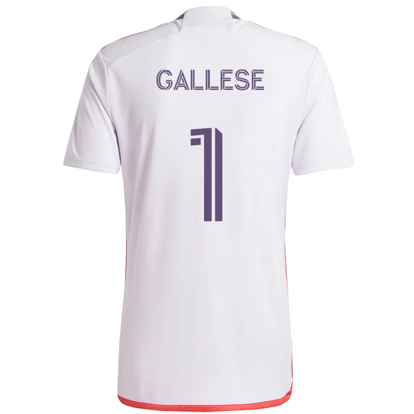 Danxen Dames Pedro Gallese #1 Wit Paars Uitshirt Uittenue 2025/26 T-Shirt