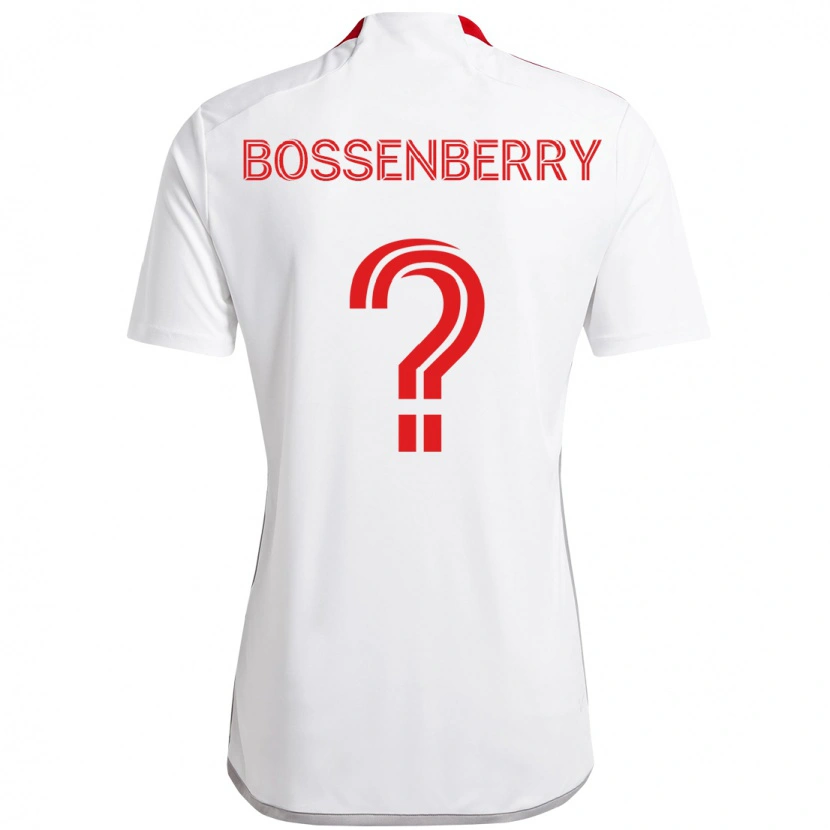 Danxen Dames Antone Bossenberry #0 Wit Rood Uitshirt Uittenue 2025/26 T-Shirt