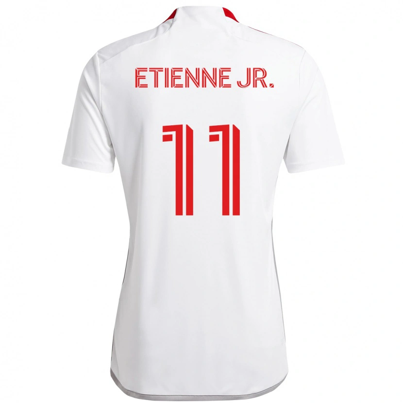 Danxen Dames Derrick Etienne Jr. #11 Wit Rood Uitshirt Uittenue 2025/26 T-Shirt