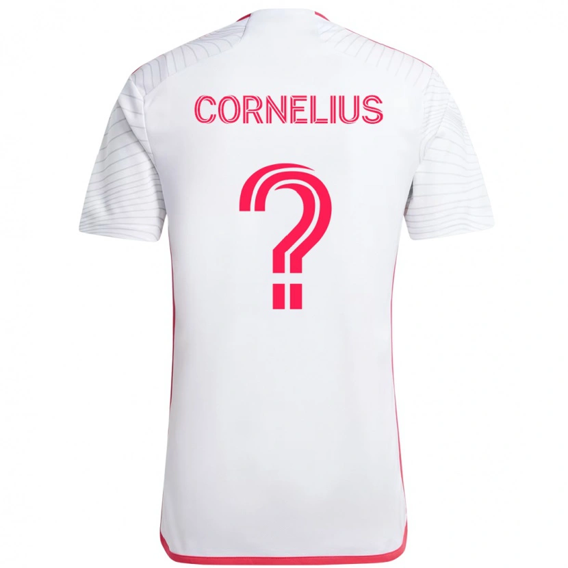 Danxen Dames Lorenzo Cornelius #0 Wit Magenta Uitshirt Uittenue 2025/26 T-Shirt