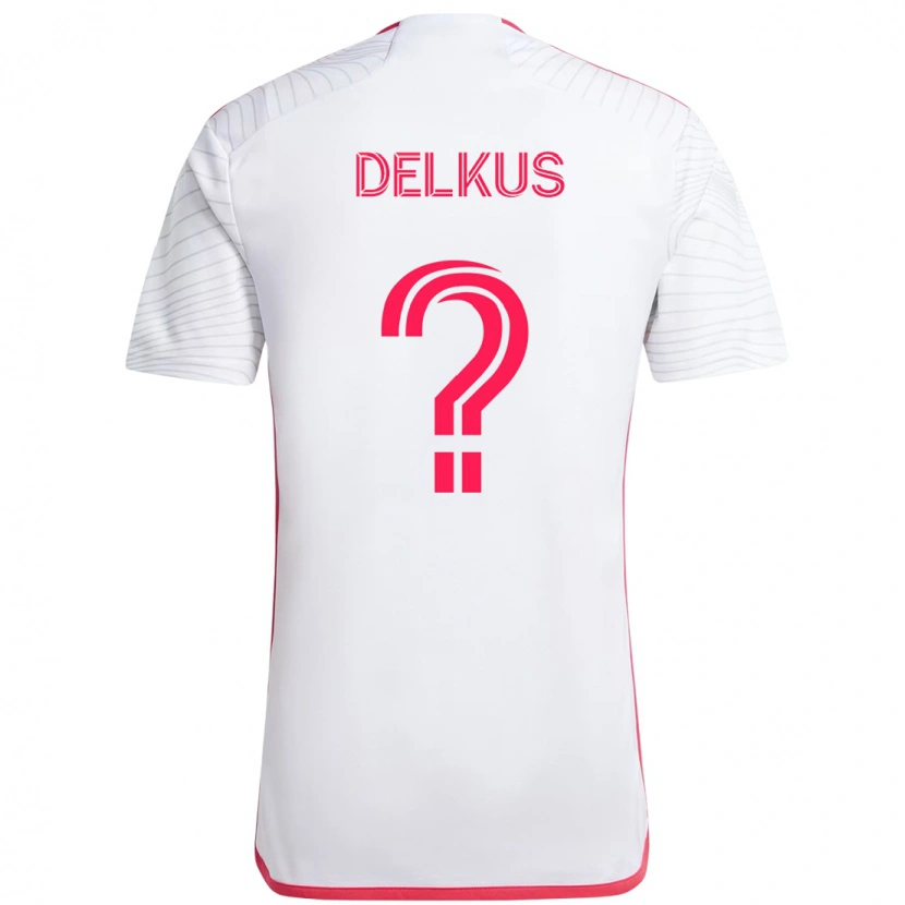 Danxen Dames Jackson Delkus #0 Wit Magenta Uitshirt Uittenue 2025/26 T-Shirt