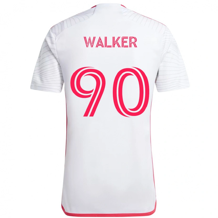 Danxen Dames Eric Walker #90 Wit Magenta Uitshirt Uittenue 2025/26 T-Shirt